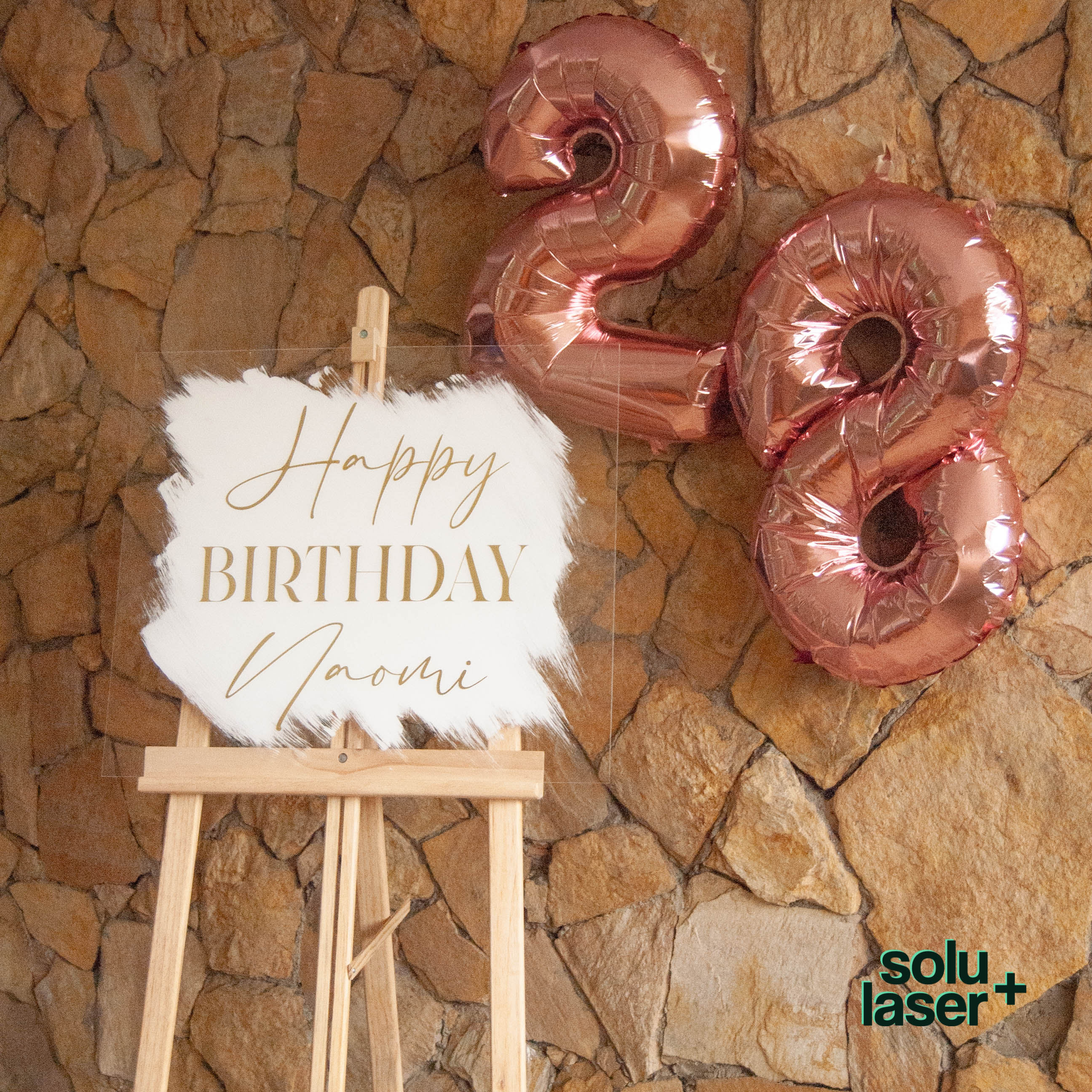 Letreros de bienvenida en Acrílico para alquiler