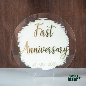 Letrero Acrílico 23 cm