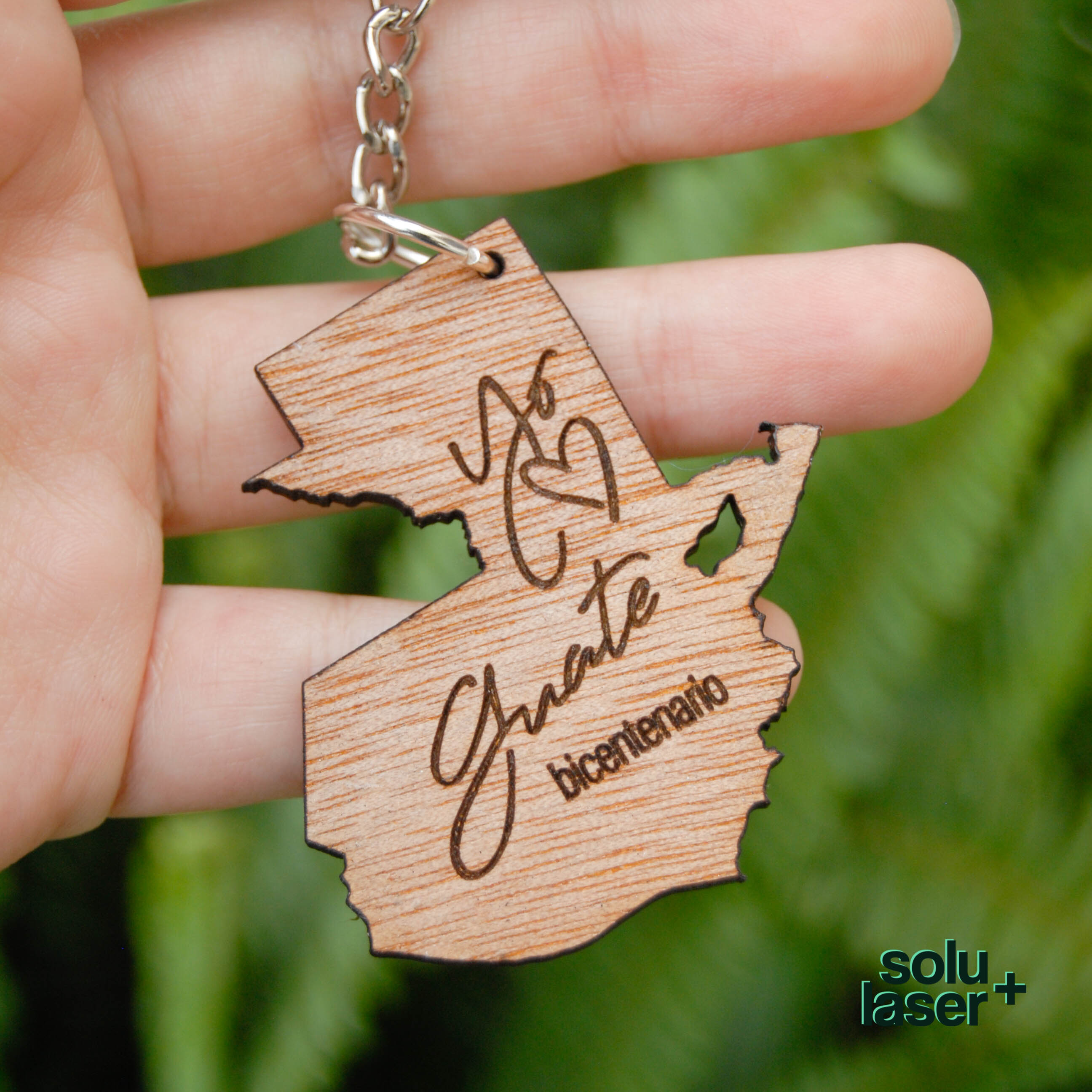 Llavero yo amo a Guate