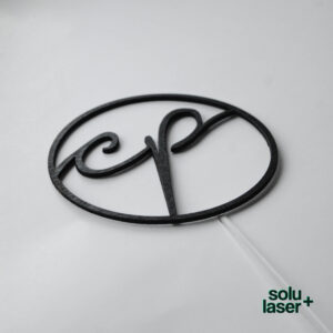 Cake topper en madera