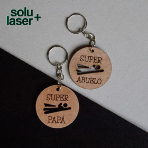 Llavero Super Papá, Abuelo y Papá Querido