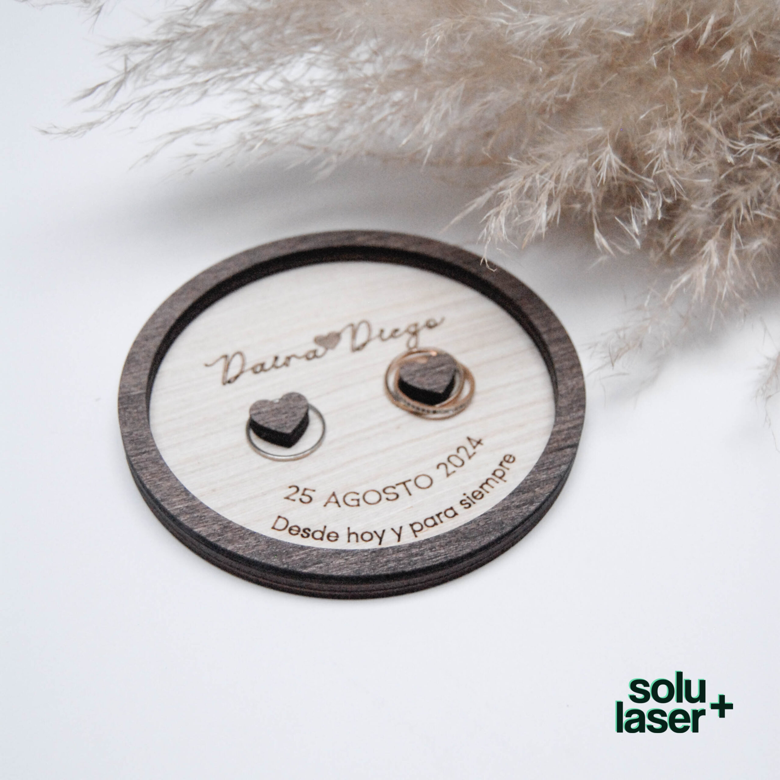 Base para anillos para boda