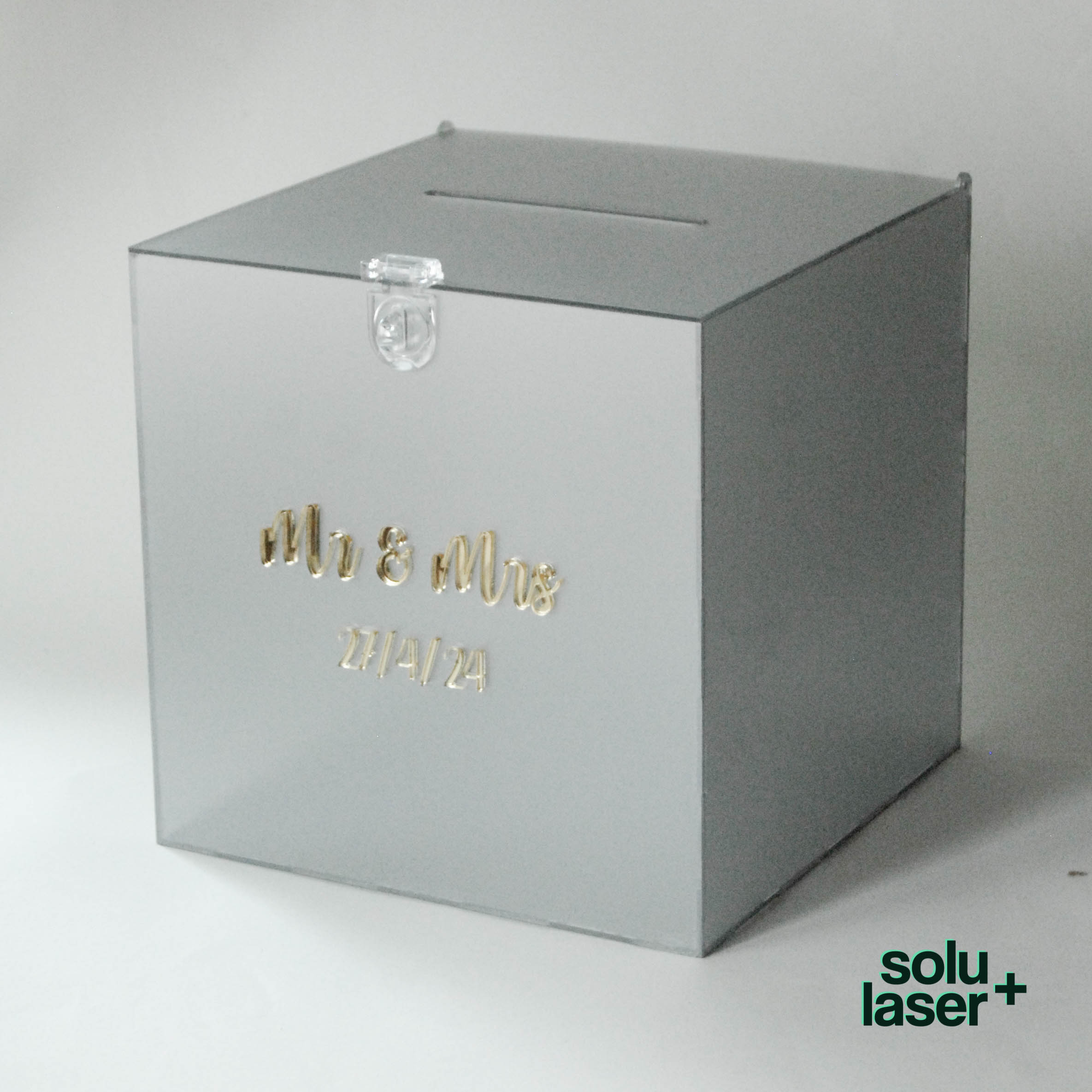 Buzón de acrílico para sobres